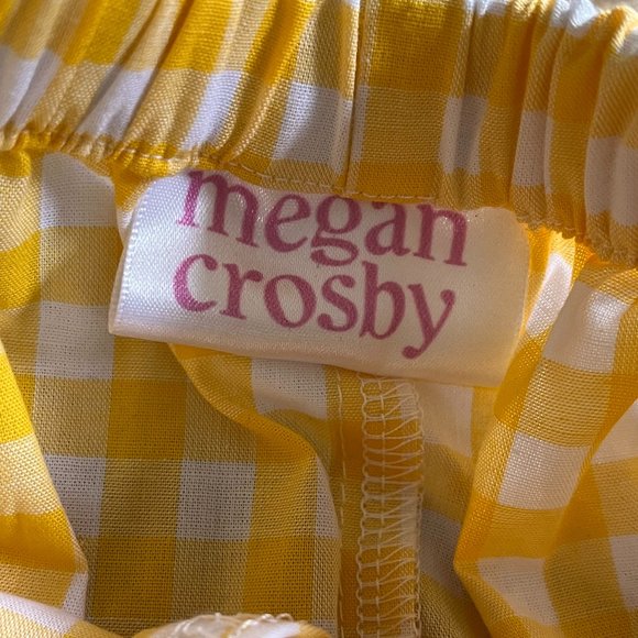 Rae Yellow Gingham High Waist Trousers - Picture 8 of 11